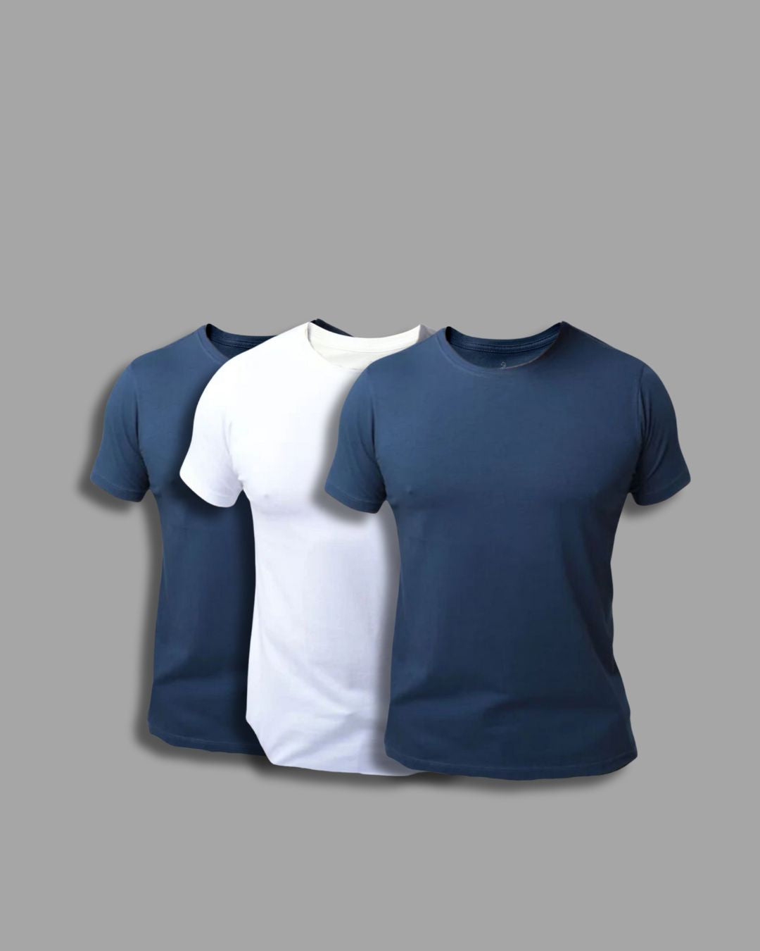 Kit Zugus 3X - 3 camisetas Basic Premium Algodão Egípcio