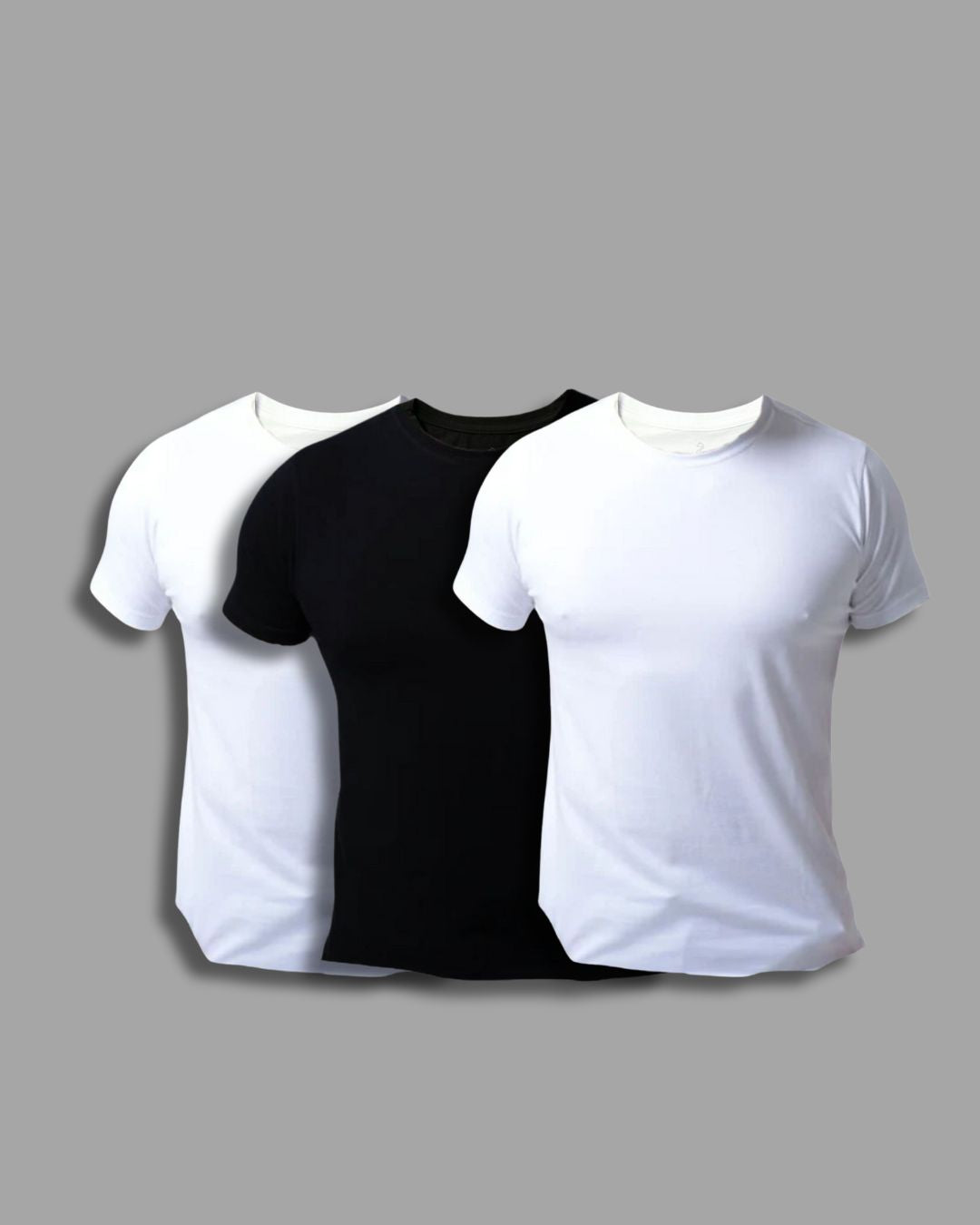 Kit Zugus 3X - 3 camisetas Basic Premium Algodão Egípcio