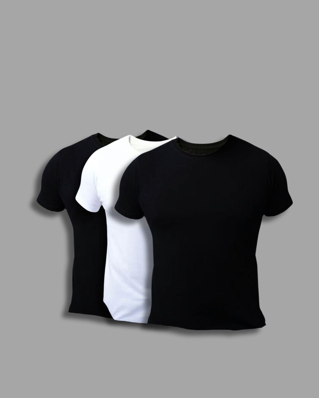 Kit Zugus 3X - 3 camisetas Basic Premium Algodão Egípcio